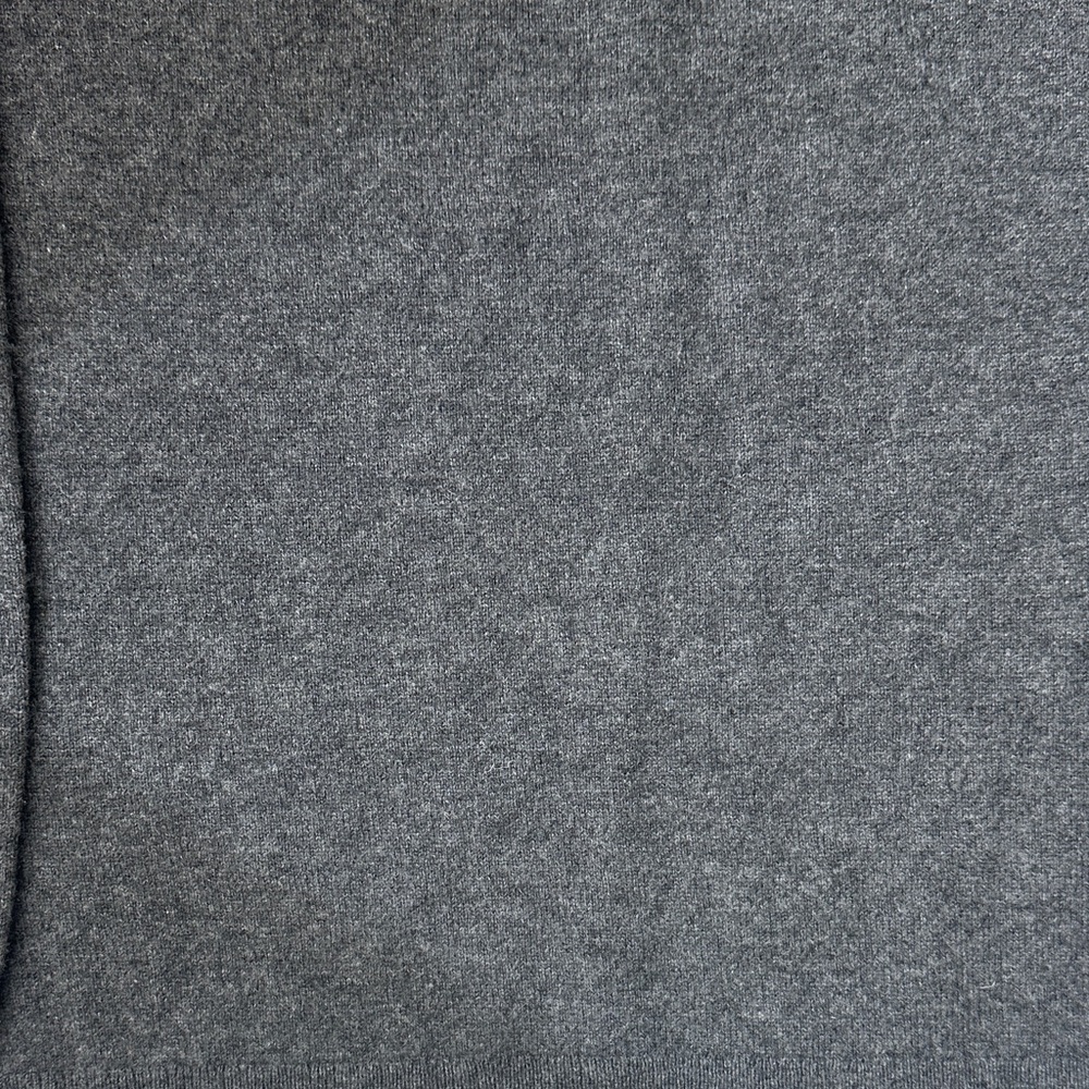 J Crew 100% Cashmere Turtleneck Sweater sz L Dark Grey - Picture 9 of 12